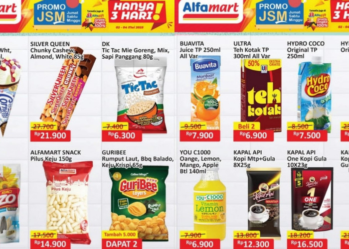 Promo JSM Camilan dan Minuman Segar dari Alfamart Sampai 4 Mei 2025, Ini Daftar Produknya