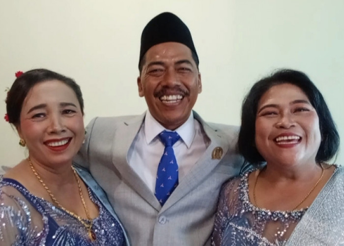 Pelantikan DPRD Lampung Timur, Anggota Dewan Ini Bawa 2 Istri