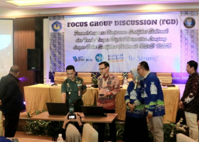 Keren! Unila dan BSSN Bersinergi Dorong Transformasi Digital