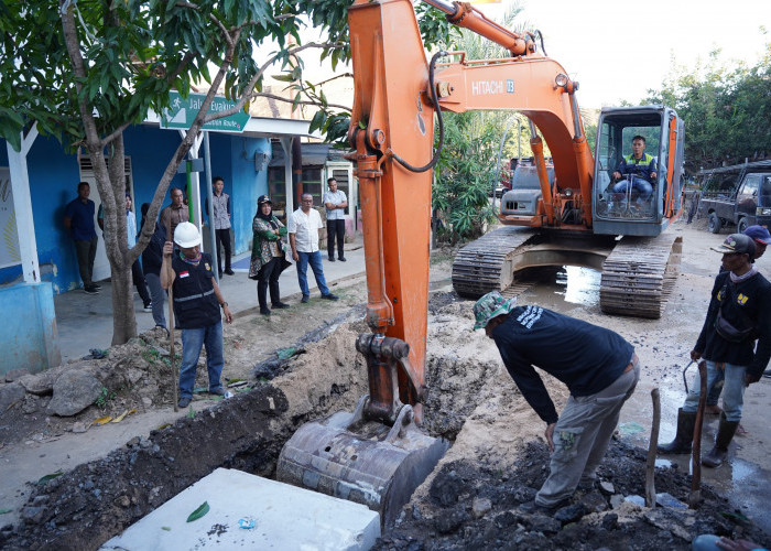 Percepat Penanggulangan Banjir, Pemkot Bandar Lampung Buat Saluran Air Baru di Panjang Utara