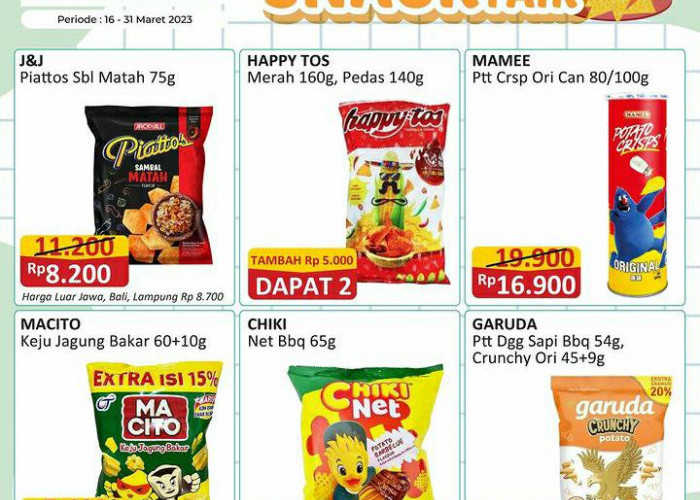 Cek Promo Snack Fair di Alfamart, Periode Sampai 31 Maret 2023 