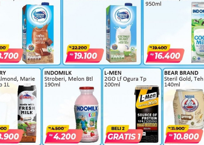 Promo Susu Murah di Alfamart, Dapatkan Harga Terbaik Untuk Stok Buka Puasa, Cek Katalognya