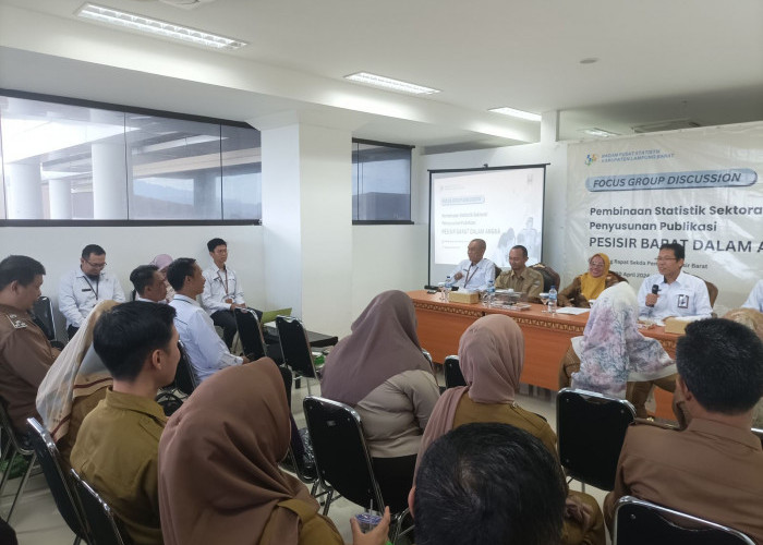 BPS Gelar FGD Penyusunan Publikasi Pesisir Barat Dalam Angka Tahun 2024