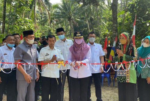 Bupati Tanggamus Resmikan Jembatan Hasil Swadaya Masyarakat