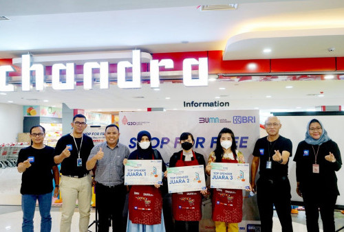 Regional Office BRI Bandar Lampung Selenggarakan Program 'Belanja Dibayarin BRI' ke Puluhan Nasabah Loyal BRI