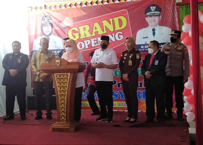 Bupati Resmikan Kantor Pusat Bank Syariah Tanggamus