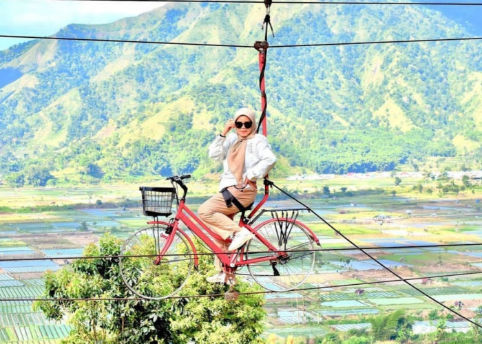 Tegang Tapi Seru! Cobain Wahana Sepeda Gantung di Lampung, Ada yang Indoor Lho