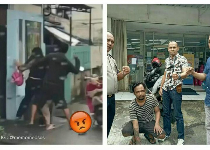 Pria Sok Jagoan yang Pukul Wanita di Depok Langsung Dibekuk Polisi