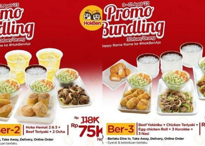 Promo Menarik dari Hokben Jelang Akhir Tahun, Buruan Ambil sampai 31 Desember 2023