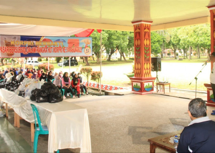 HUT Ke-51 Korpri, Ada Pembagian Sembako Bersubsidi di Lampung Barat, Khusus untuk Golongan Ini 
