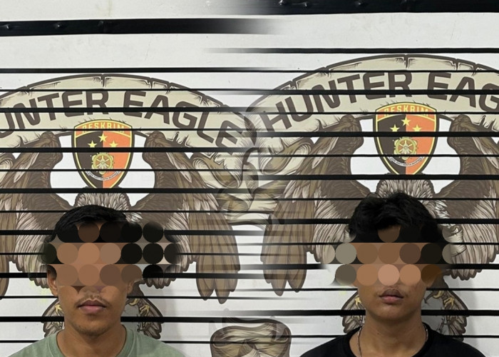 Kurang Dari 24 Jam, Polresta Bandar Lampung Ringkus 2 Pelaku Pembunuhan di Panjang 