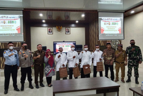 Khilafatul Muslimin di Mesuji Berikrar kepada NKRI