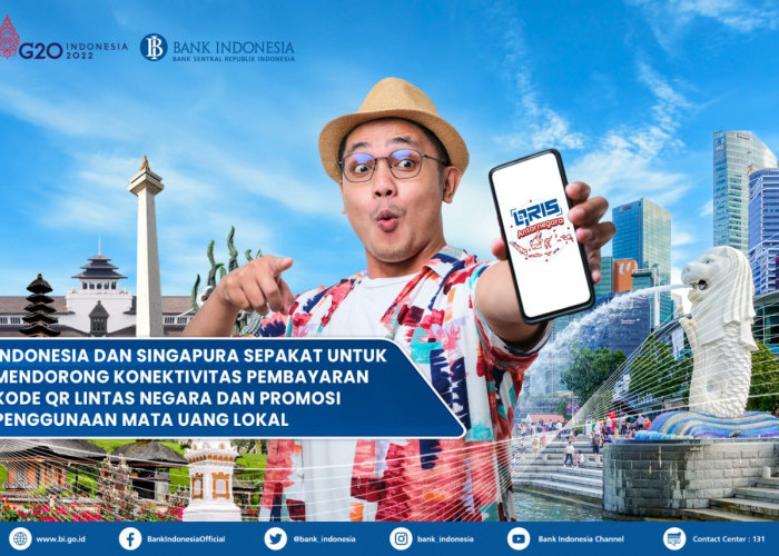 Indonesia dan Singapura Resmikan Implementasi Pembayaran Menggunakan QRIS