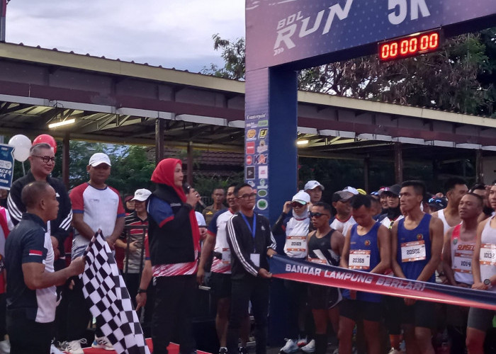 Bandar Lampung Run Sukses Digelar, Ribuan Orang Tampak Antusias Ikut Serta