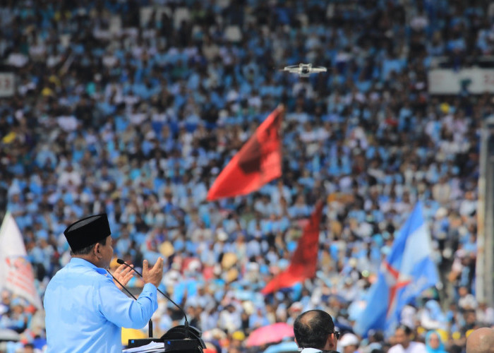 Ratusan Ribu Pendukung Memadati GBK, Prabowo Subianto Berterima Kasih