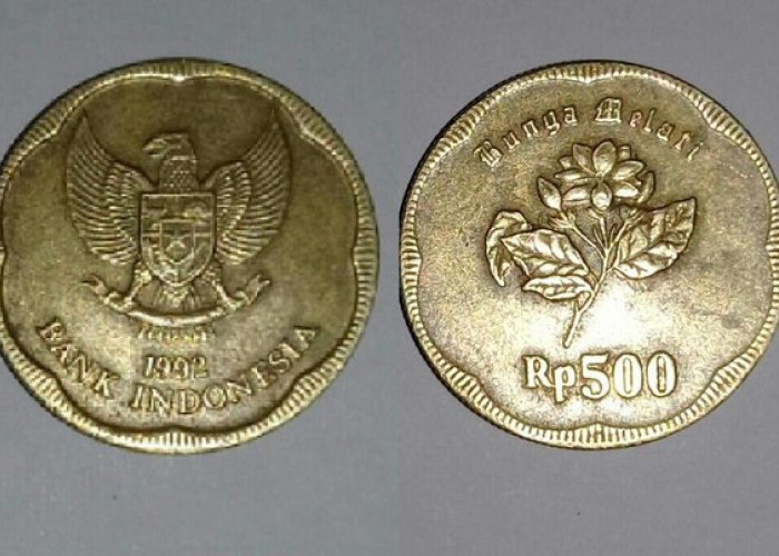 Uang Logam Lama Pecahan Rp500 Rupiah Gambar Melati Ternyata Dihargai Segini oleh Para Kolektor
