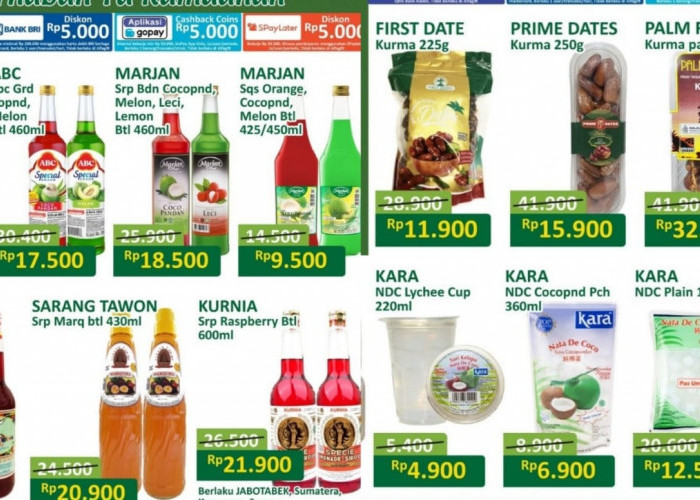THR Spesial Lewat Promo Belanja Murah di Alfamart, Dapatkan Produk Sirup Hingga Kurma Dengan Harga Hemat