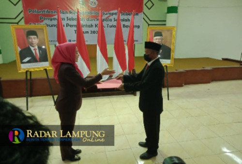 Bupati Tulang Bawang Lantik 119 Kepsek dan Pengawas Sekolah, Berikut Ini Namanya