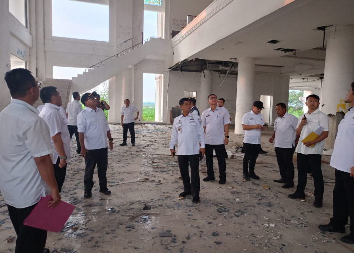 Pj. Gubernur Lampung Samsudin Tinjau Kotabaru, Bakal Pindah Kantor?