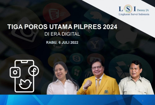 Survei LSI: Airlangga Jadi Tokoh Utama, KIB Ungguli Poros Lain di Komunitas Digital   
