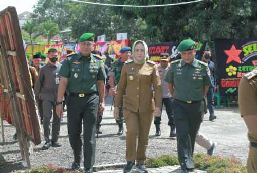 Lepas Sambut Dandim 0426 Tulang Bawang Berjalan Penuh Haru