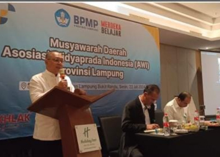 BPMP Lampung Gelar FGD Komunitas Belajar 'Cawa Geh', sekaligus Musda dan Pelantikan PD AWI Lampung