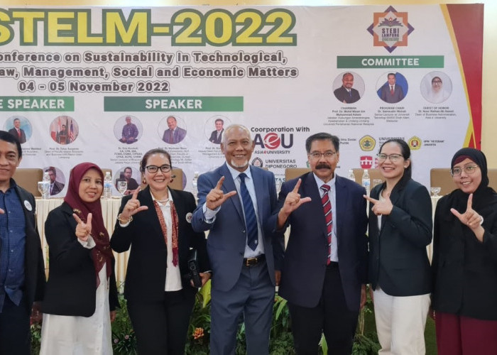 Gelar ICOSTELM 2022, STEBI Lampung Kolaborasi dengan FISIP Unila Hadirkan Pemateri Nasional - Internasional