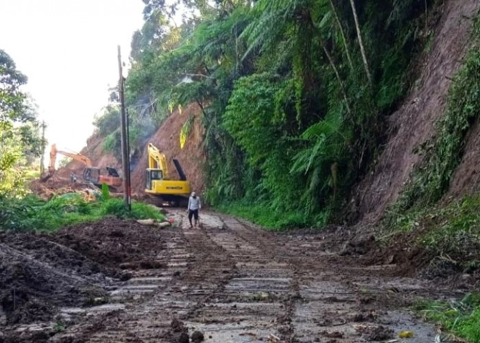 Jalan Provinsi di Ulubelu Kembali Terbuka, Pemkab Tanggamus Lampung Petakan Titik Rawan Longsor 