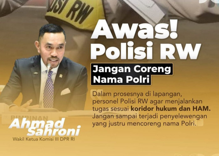Keberadaan Polisi RW Disorot DPR RI
