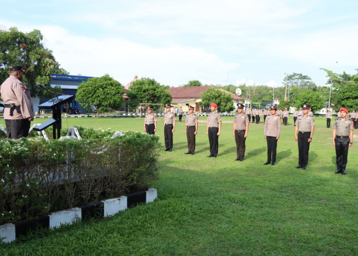 Tahun Baru, 29 Personel Polres Tulang Bawang Naik Pangkat, Cek Kenaikan Pangkatnya