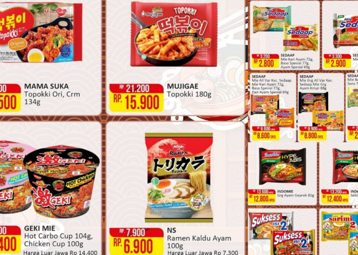 Noodle Fair Spesial Promo 4.4 Alfamart, Harga Hemat Produk Dijamin Berkualitas!