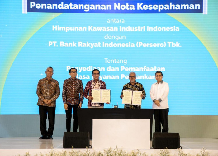 Dorong Pertumbuhan Ekonomi dan Optimalisasi Kawasan Industri, BRI Jalin Kerja Sama dengan HKI