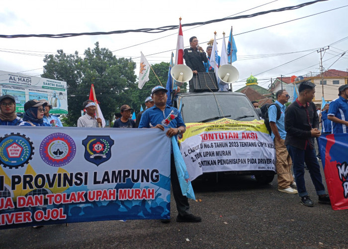 May Day: Buruh Lampung Sampaikan Lima Tuntutan Prioritas