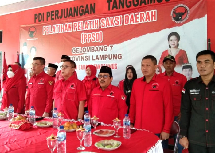 DPC PDI Perjuangan Tanggamus Gelar Pelatihan Pelatih Saksi tingkat Daerah 