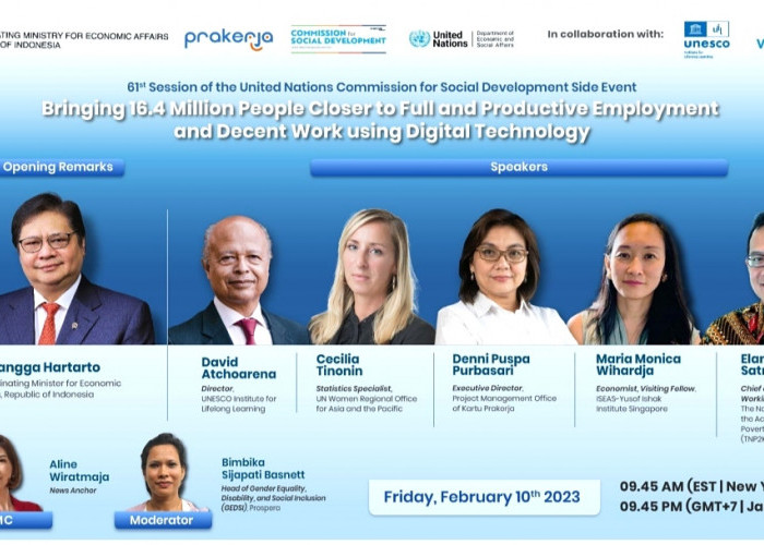 Kartu Prakerja, Inovasi Digital Indonesia Jadi Pembahasan Dalam Webinar PBB