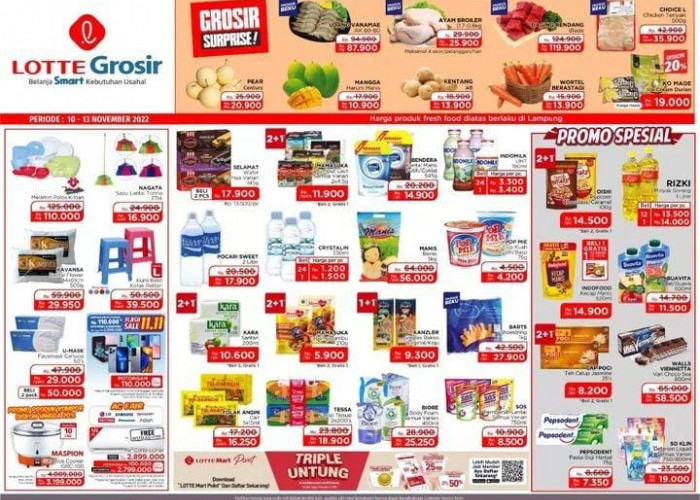 Promo Terbaru Lotte Grosir Lampung Hingga 13 November 2022