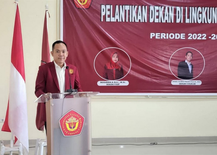 Ahadi Fajrin Jadi Dekan Termuda di Lampung