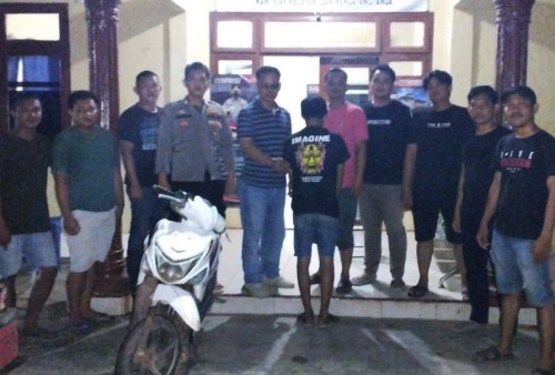 Awalnya Duduk-duduk, Saat Diteriaki Mendadak Kabur, Ternyata Maling Motor