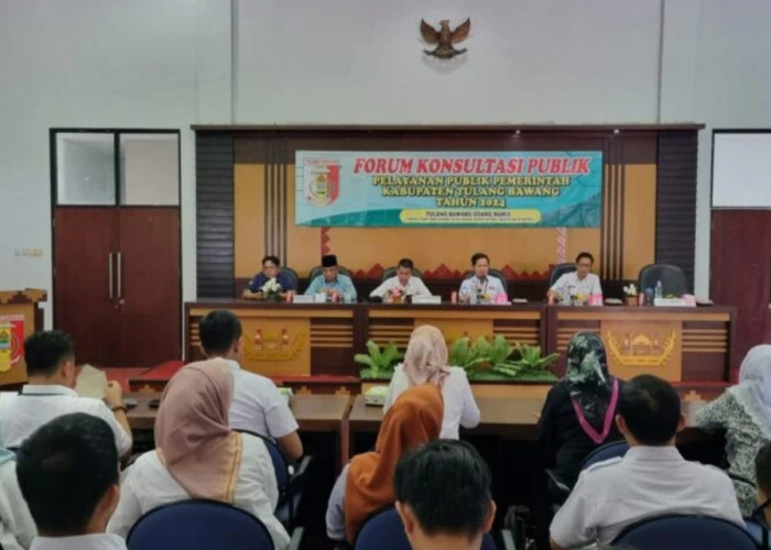Mantapkan Pelayanan Masyarakat, Pemkab Tulang Bawang Gelar Forum Konsultasi Publik, Ini Tujuannya