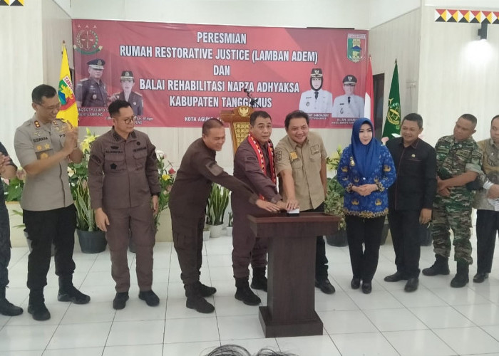 Kajati Resmikan 298 Rumah Restorative Justice dan Balai Rehabilitasi Napza Adhyaksa Tanggamus    