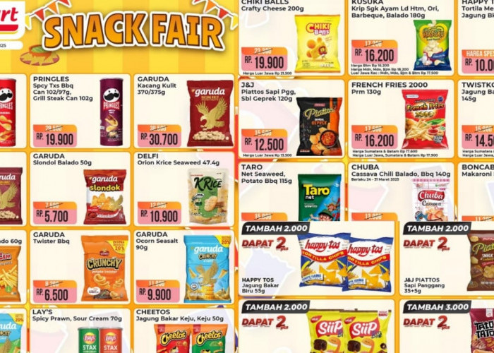 Nyemil Hemat Dengan Promo Alfamart Spesial Snack Fair Edisi Lebaran Idul Fitri 2025, Cek Katalognya