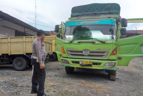 Truk yang Alami Remblong di Gedong Air Sempat Senggol Pengendara Motor, Sudah Berdamai