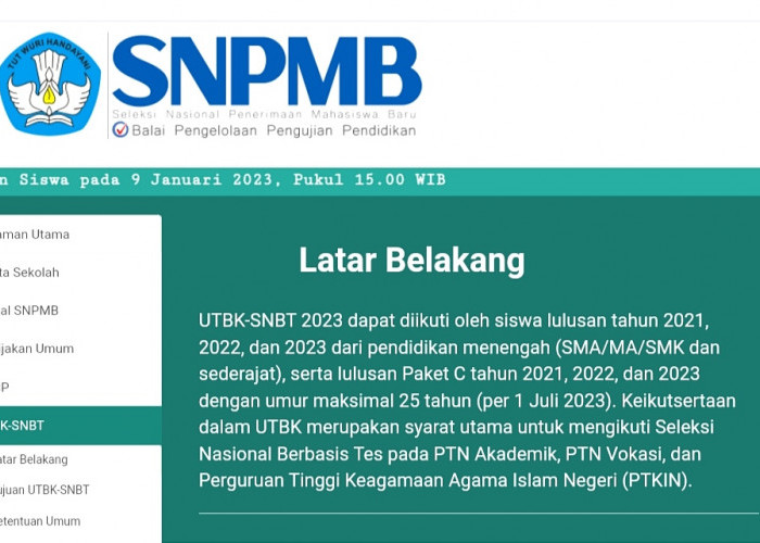 Catat! Ini Jadwal Penting UTBK-SNBT 2023