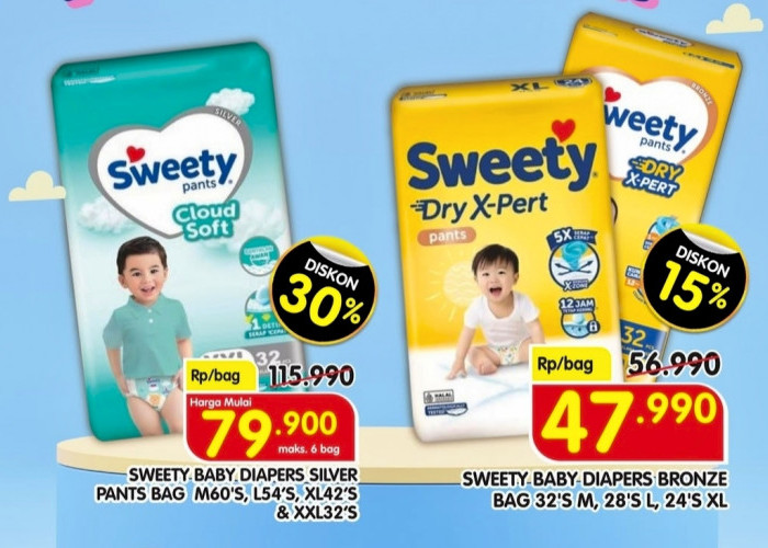 Hari Terakhir Promo Superindo untuk Kebutuhan si Kecil, Dari Popok Hingga Camilan 
