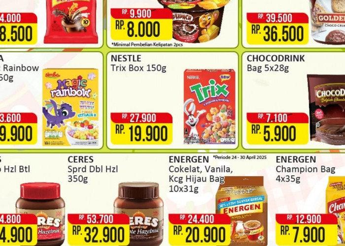 Promo Sarapan Hemat Spesial Hari Senin 21 April 2025 di Alfamart, Dapatkan Produk Favorit Dengan Harga Irit!