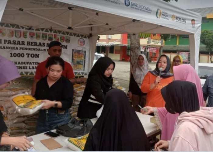 Pemprov Lampung Gencarkan Pasar Murah, Masyarakat: Terimakasih Pak Gubernur Arinal