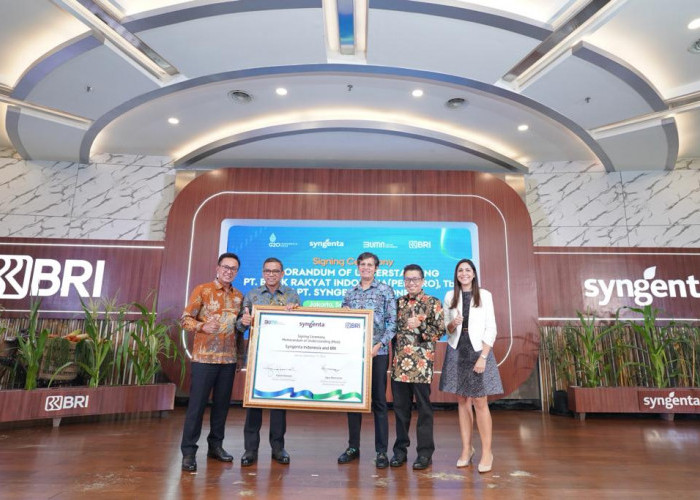 Dukung Pembiayaan Petani, BRI Kolaborasi dengan Syngenta Indonesia melalui CENTRIGO™ Farming Ecosystem