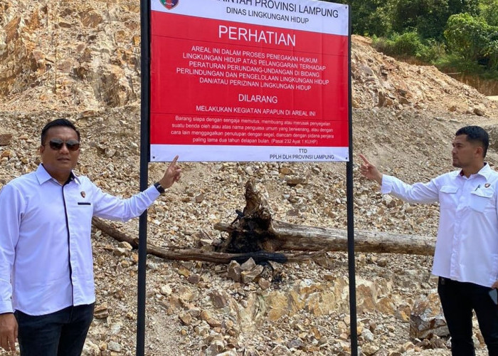Tegas! Polda Lampung Tindak Enam Tambang Ilegal Penyebab Banjir di Bandar Lampung