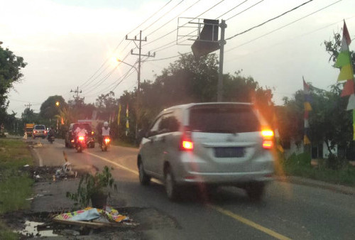 Kecelakaan Akibat Perbaikan Jalinbar, Lapor ke Satlantas Pringsewu! 
