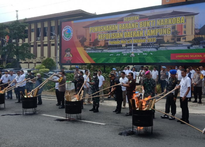 Lampung Nomor 3 Peredaran Narkoba, Ini Kata Kapolda